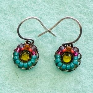 Beaded Firefly Earrings